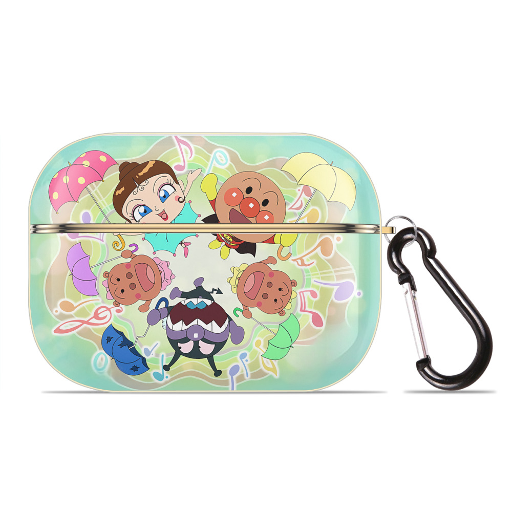 （画像用） アンパンマン Anpanman 【AirPods Pro用】ハードシェル保護ケース｜耐衝撃・防指紋・カラビナ付き商品仕様