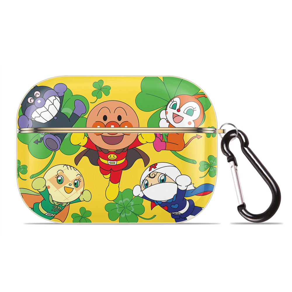 （画像用） アンパンマン Anpanman 【AirPods Pro用】ハードシェル保護ケース｜耐衝撃・防指紋・カラビナ付き商品仕様