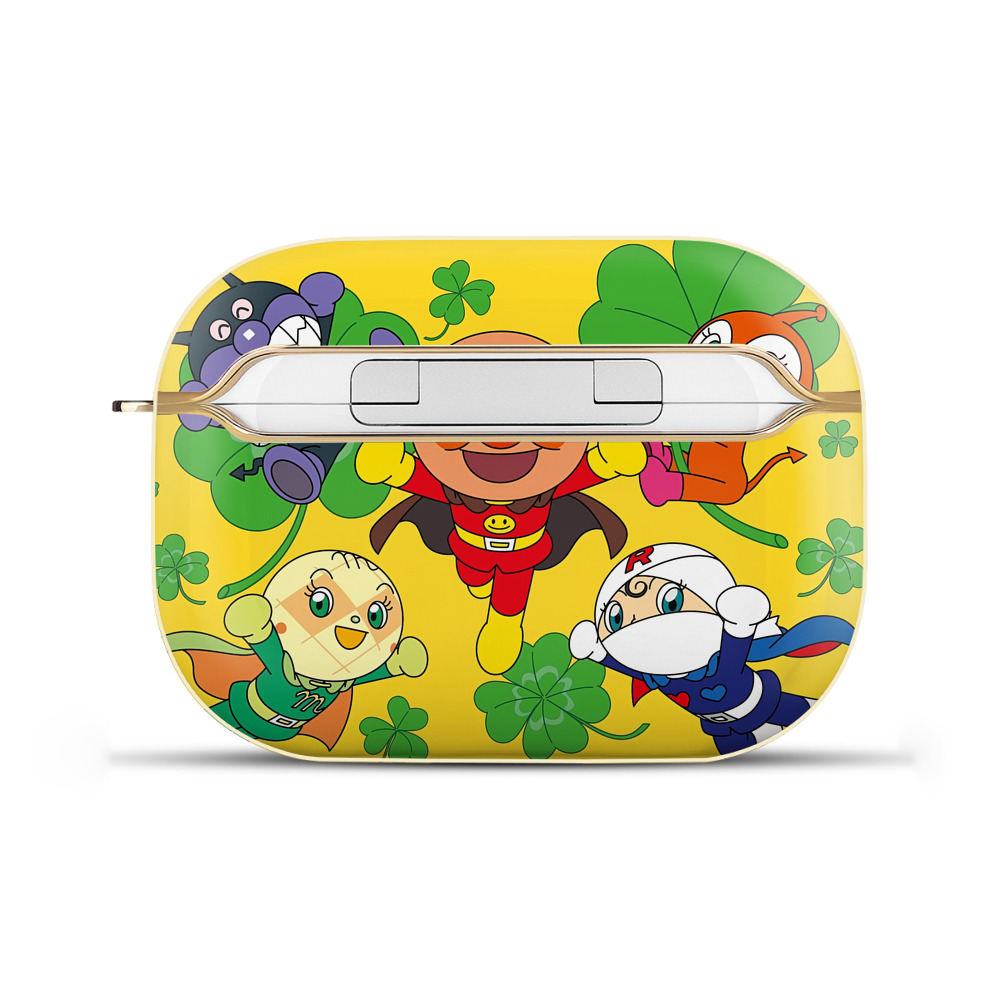 （画像用） アンパンマン Anpanman 【AirPods Pro用】ハードシェル保護ケース｜耐衝撃・防指紋・カラビナ付き商品仕様