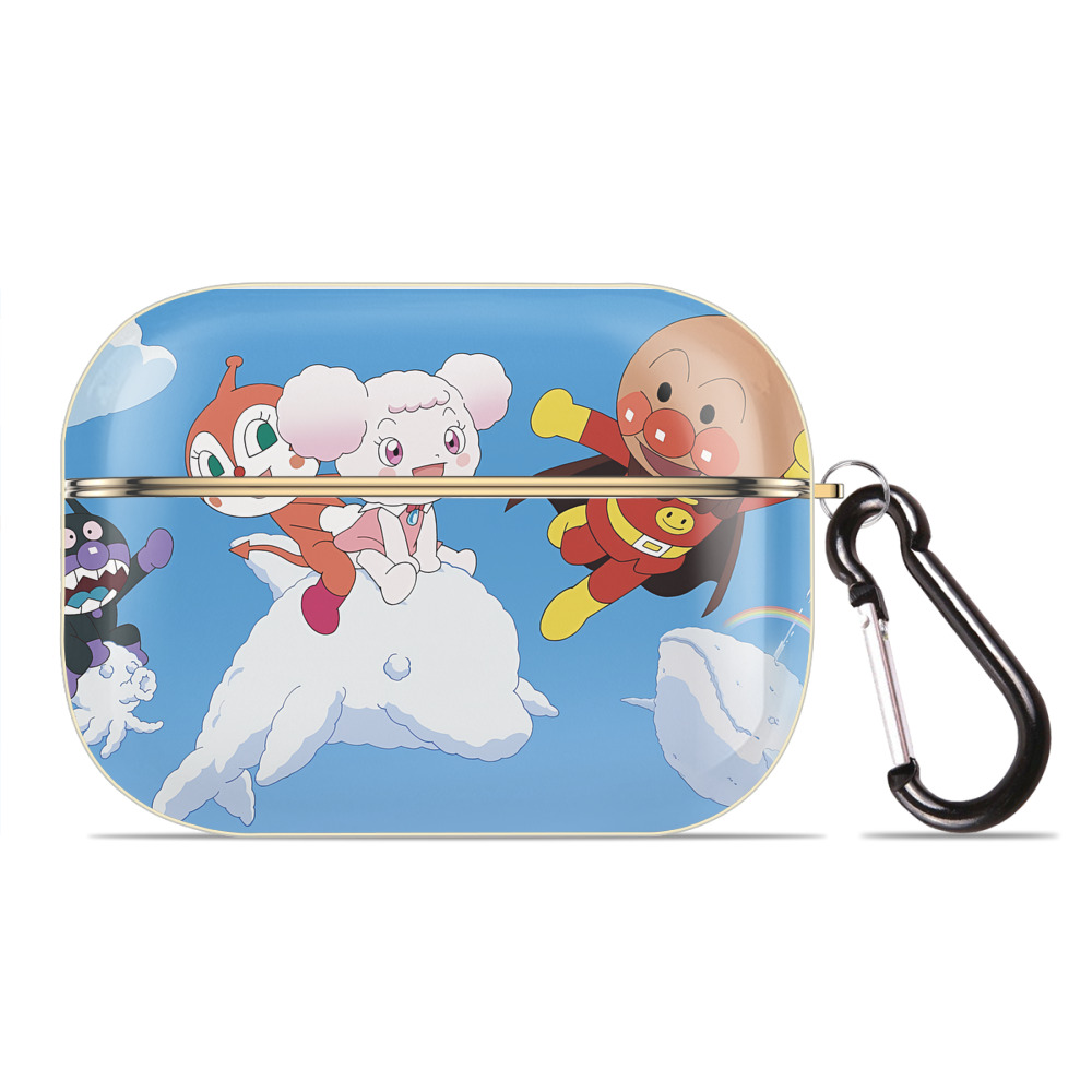 （画像用） アンパンマン Anpanman 【AirPods Pro用】ハードシェル保護ケース｜耐衝撃・防指紋・カラビナ付き商品仕様