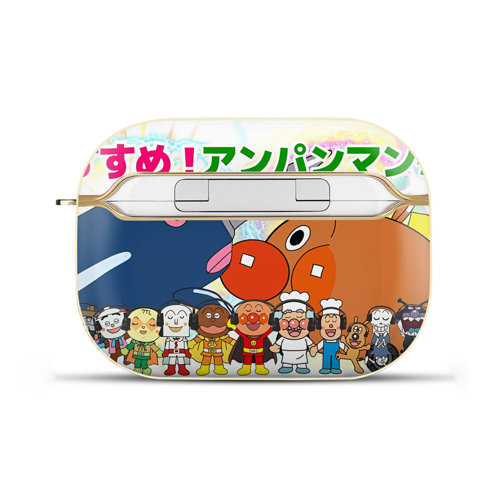 （画像用） アンパンマン Anpanman 【AirPods Pro用】ハードシェル保護ケース｜耐衝撃・防指紋・カラビナ付き商品仕様