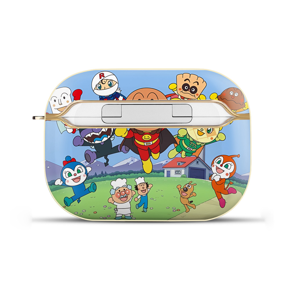 （画像用） アンパンマン Anpanman 【AirPods Pro用】ハードシェル保護ケース｜耐衝撃・防指紋・カラビナ付き商品仕様