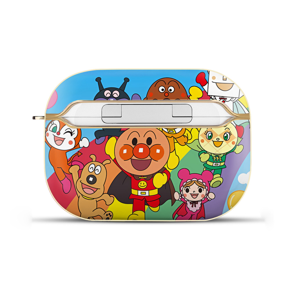 （画像用） アンパンマン Anpanman 【AirPods Pro用】ハードシェル保護ケース｜耐衝撃・防指紋・カラビナ付き商品仕様