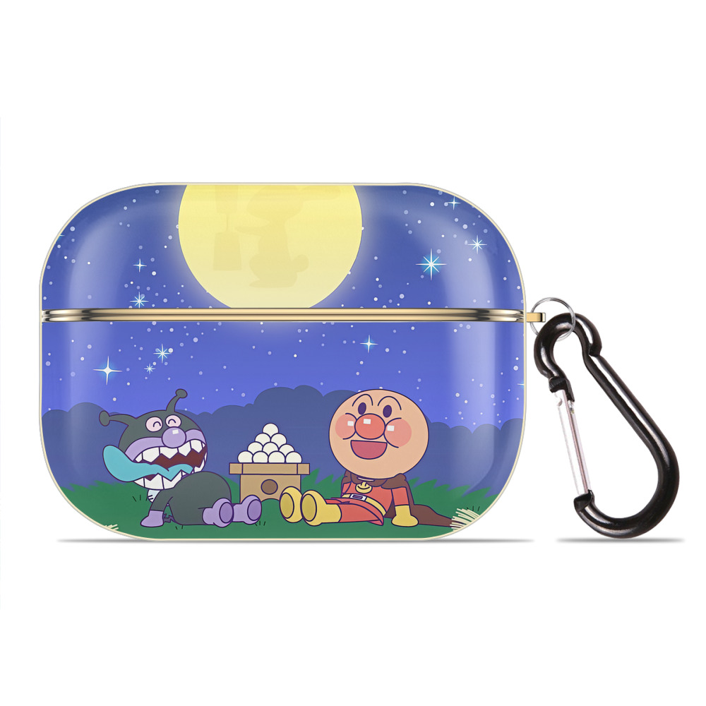 （画像用） アンパンマン Anpanman 【AirPods Pro用】ハードシェル保護ケース｜耐衝撃・防指紋・カラビナ付き商品仕様