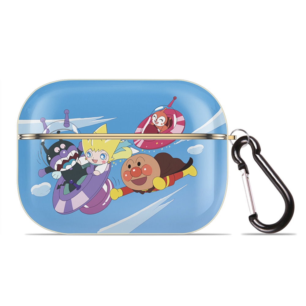 （画像用） アンパンマン Anpanman 【AirPods Pro用】ハードシェル保護ケース｜耐衝撃・防指紋・カラビナ付き商品仕様