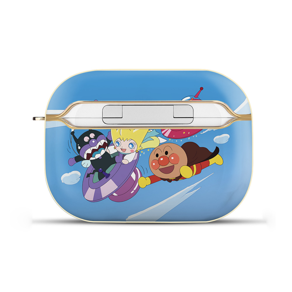 （画像用） アンパンマン Anpanman 【AirPods Pro用】ハードシェル保護ケース｜耐衝撃・防指紋・カラビナ付き商品仕様