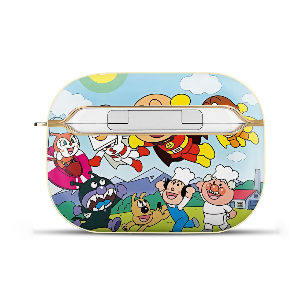 （画像用） アンパンマン Anpanman 【AirPods Pro用】ハードシェル保護ケース｜耐衝撃・防指紋・カラビナ付き商品仕様