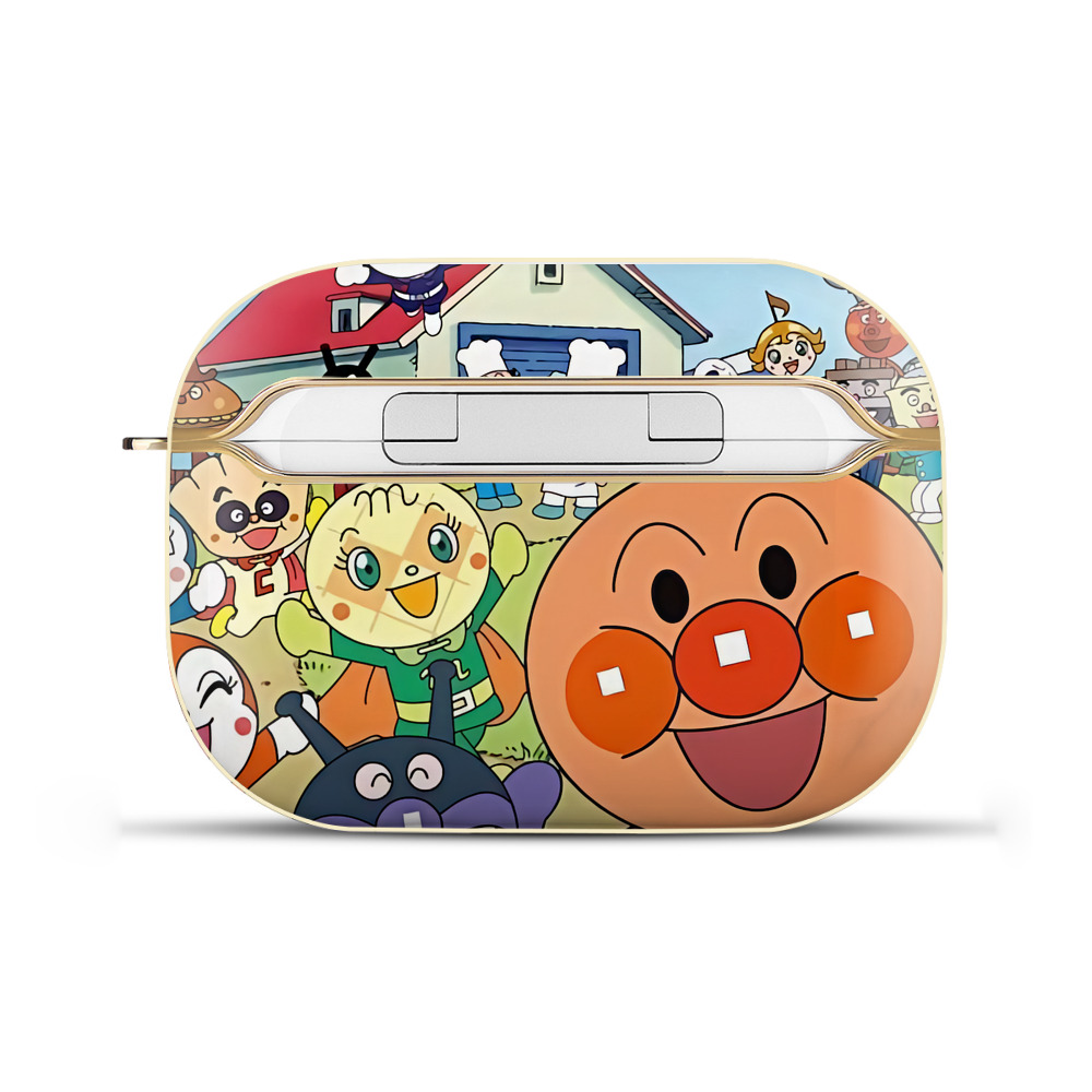 （画像用） アンパンマン Anpanman 【AirPods Pro用】ハードシェル保護ケース｜耐衝撃・防指紋・カラビナ付き商品仕様