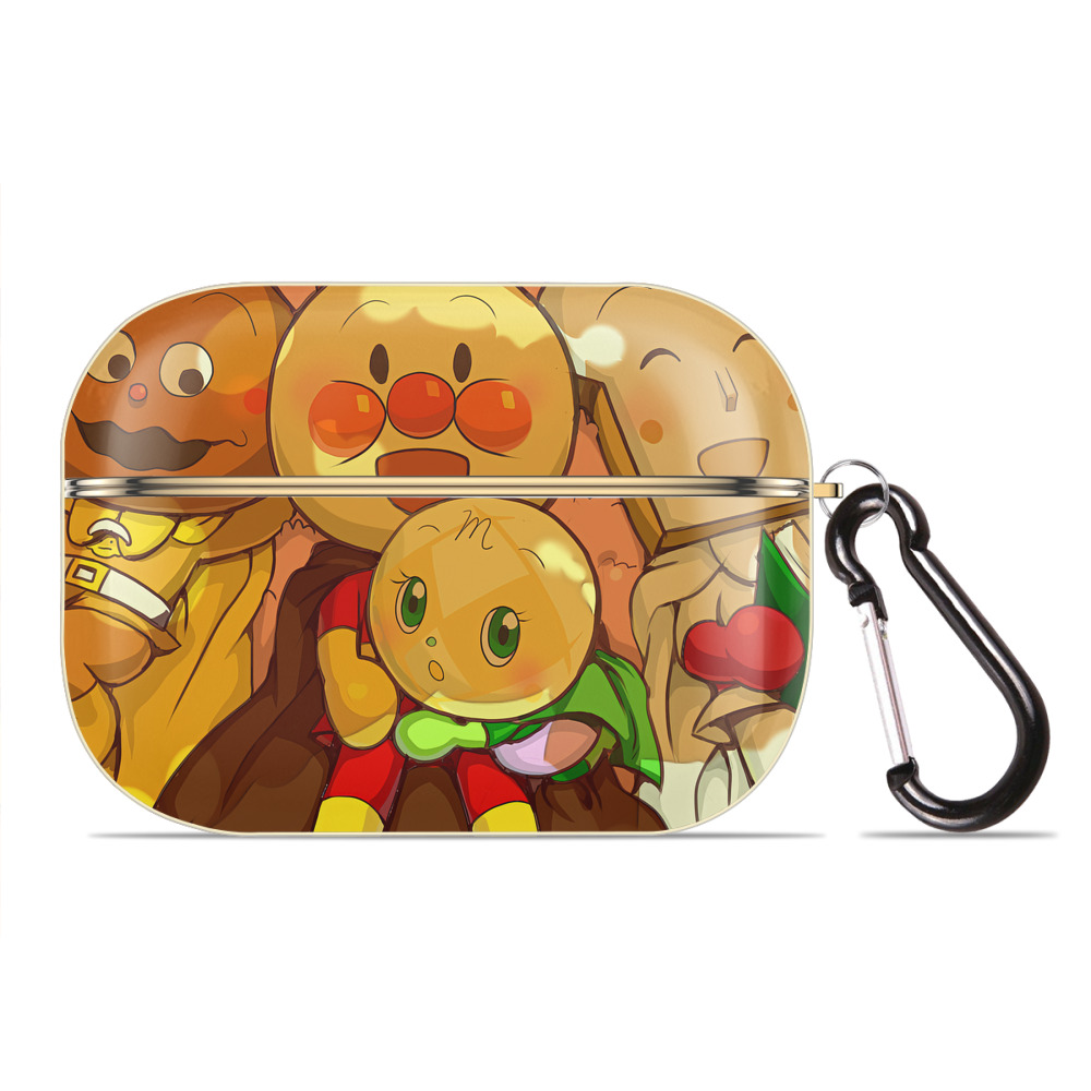 （画像用） アンパンマン Anpanman 【AirPods Pro用】ハードシェル保護ケース｜耐衝撃・防指紋・カラビナ付き商品仕様