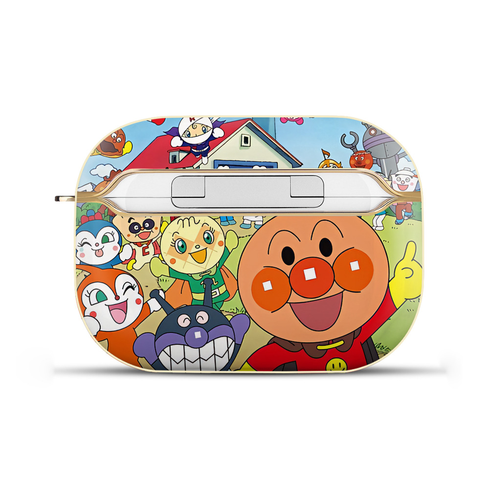 （画像用） アンパンマン Anpanman 【AirPods Pro用】ハードシェル保護ケース｜耐衝撃・防指紋・カラビナ付き商品仕様