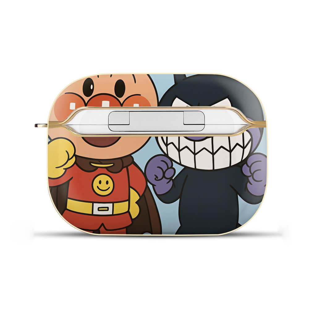 （画像用） アンパンマン Anpanman 【AirPods Pro用】ハードシェル保護ケース｜耐衝撃・防指紋・カラビナ付き商品仕様