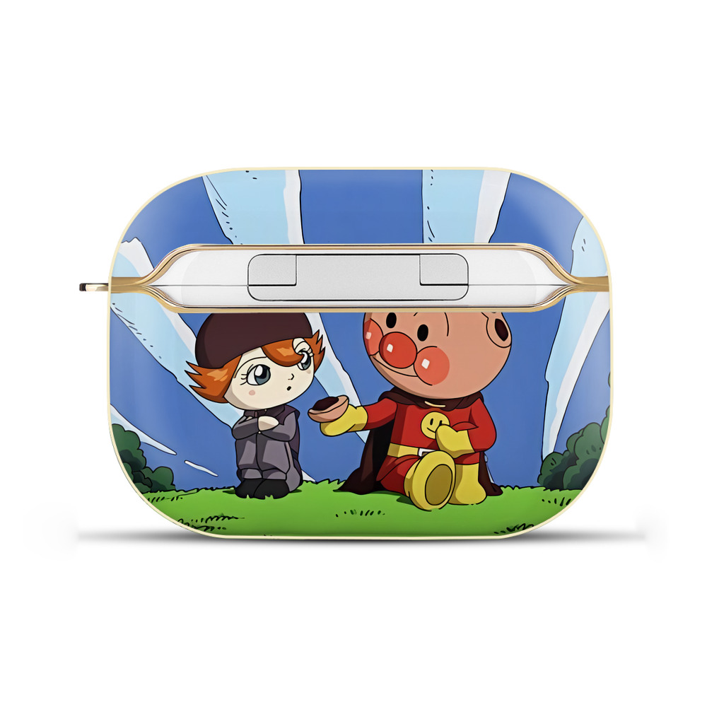 （画像用） アンパンマン Anpanman 【AirPods Pro用】ハードシェル保護ケース｜耐衝撃・防指紋・カラビナ付き商品仕様