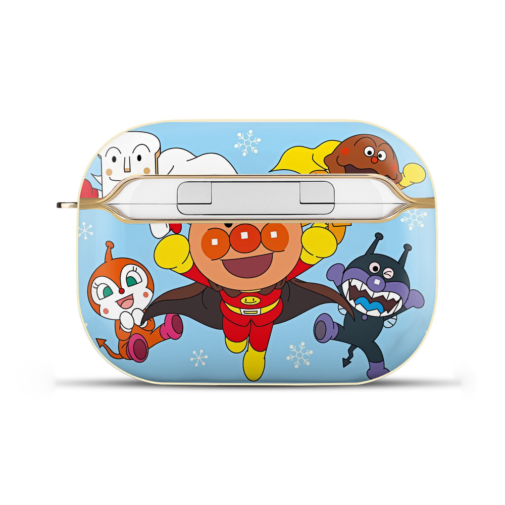 （画像用） アンパンマン Anpanman 【AirPods Pro用】ハードシェル保護ケース｜耐衝撃・防指紋・カラビナ付き商品仕様