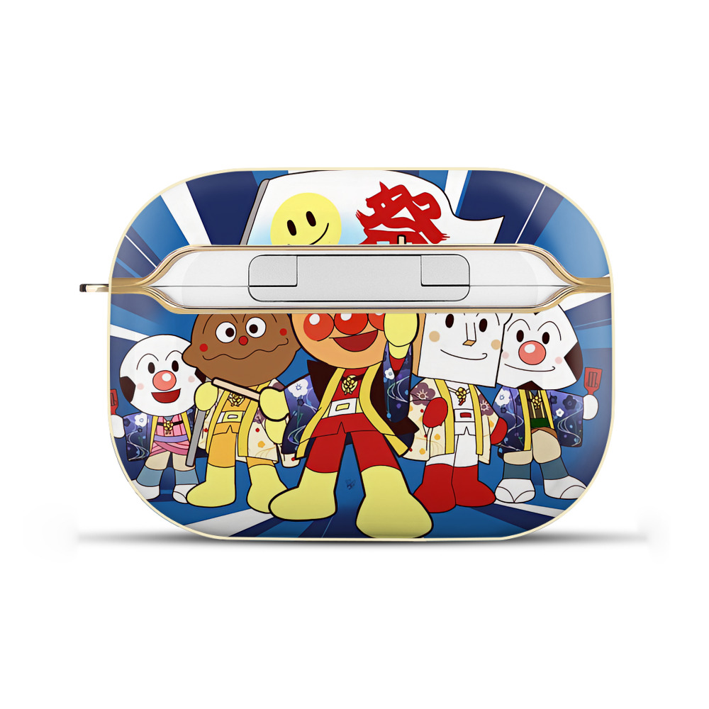 （画像用） アンパンマン Anpanman 【AirPods Pro用】ハードシェル保護ケース｜耐衝撃・防指紋・カラビナ付き商品仕様