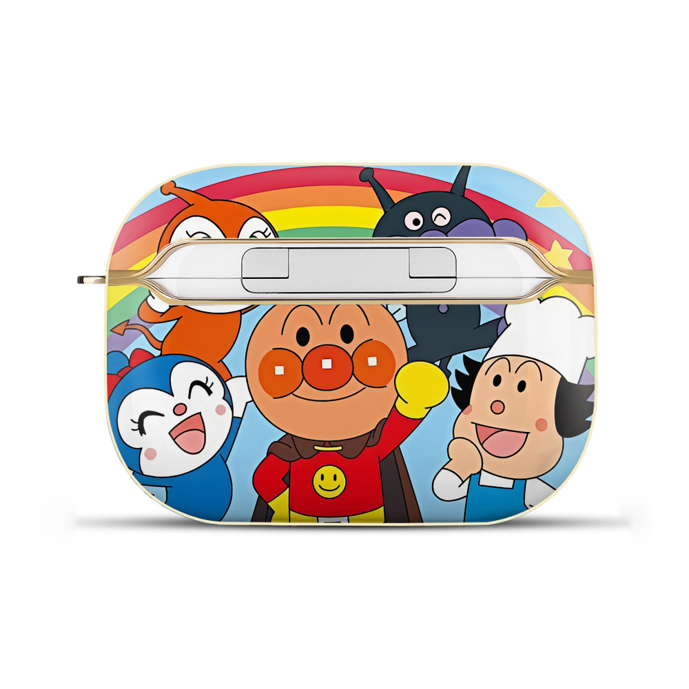 （画像用） アンパンマン Anpanman 【AirPods Pro用】ハードシェル保護ケース｜耐衝撃・防指紋・カラビナ付き商品仕様