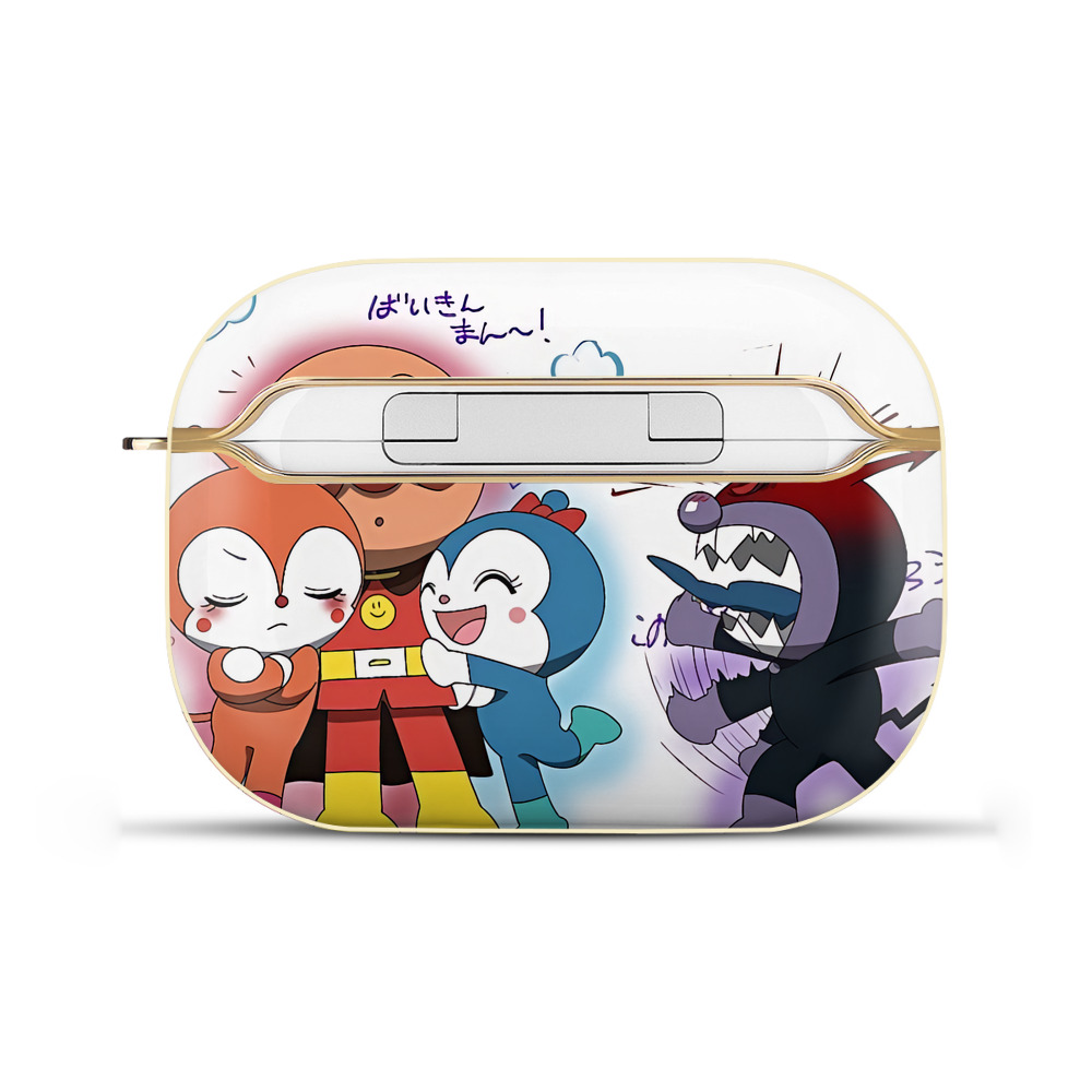 （画像用） アンパンマン Anpanman 【AirPods Pro用】ハードシェル保護ケース｜耐衝撃・防指紋・カラビナ付き商品仕様
