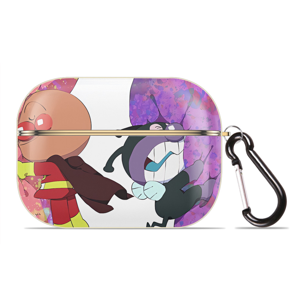 （画像用） アンパンマン Anpanman 【AirPods Pro用】ハードシェル保護ケース｜耐衝撃・防指紋・カラビナ付き商品仕様