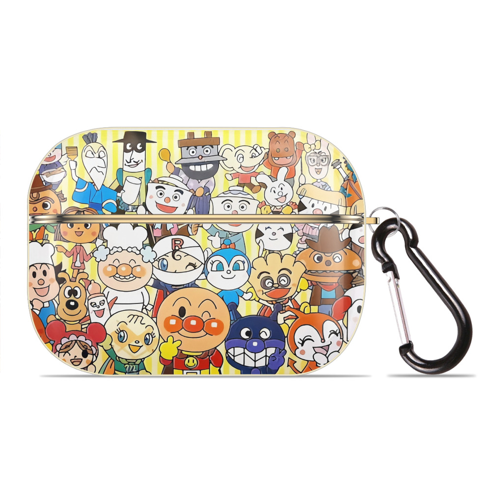 （画像用） アンパンマン Anpanman 【AirPods Pro用】ハードシェル保護ケース｜耐衝撃・防指紋・カラビナ付き商品仕様