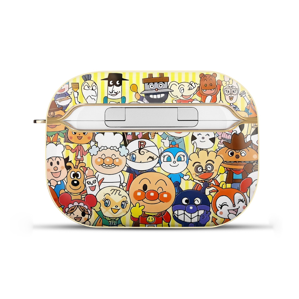 （画像用） アンパンマン Anpanman 【AirPods Pro用】ハードシェル保護ケース｜耐衝撃・防指紋・カラビナ付き商品仕様