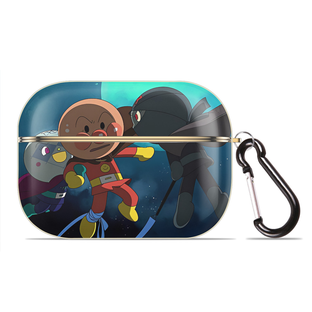 （画像用） アンパンマン Anpanman 【AirPods Pro用】ハードシェル保護ケース｜耐衝撃・防指紋・カラビナ付き商品仕様