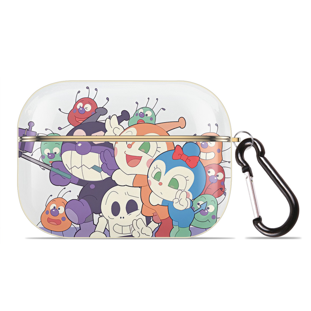 （画像用） アンパンマン Anpanman 【AirPods Pro用】ハードシェル保護ケース｜耐衝撃・防指紋・カラビナ付き商品仕様