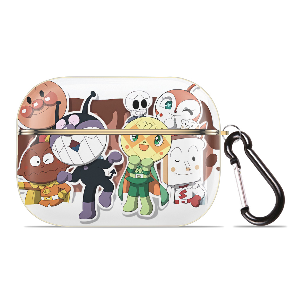 （画像用） アンパンマン Anpanman 【AirPods Pro用】ハードシェル保護ケース｜耐衝撃・防指紋・カラビナ付き商品仕様