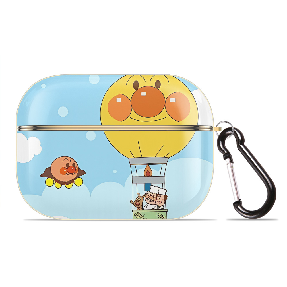 （画像用） アンパンマン Anpanman 【AirPods Pro用】ハードシェル保護ケース｜耐衝撃・防指紋・カラビナ付き商品仕様
