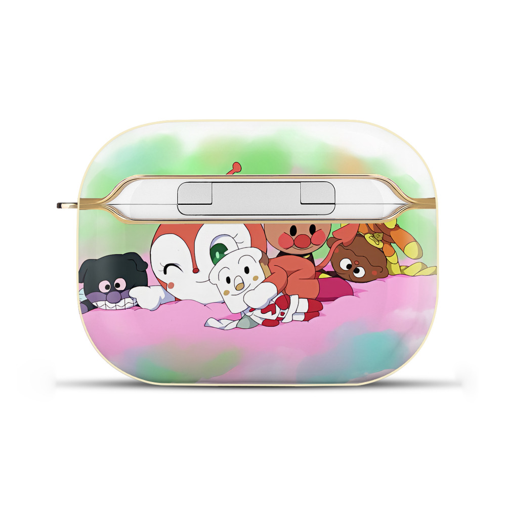 （画像用） アンパンマン Anpanman 【AirPods Pro用】ハードシェル保護ケース｜耐衝撃・防指紋・カラビナ付き商品仕様