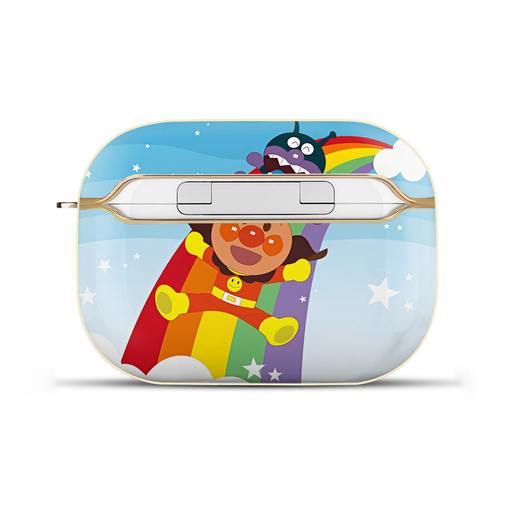 （画像用） アンパンマン Anpanman 【AirPods Pro用】ハードシェル保護ケース｜耐衝撃・防指紋・カラビナ付き商品仕様