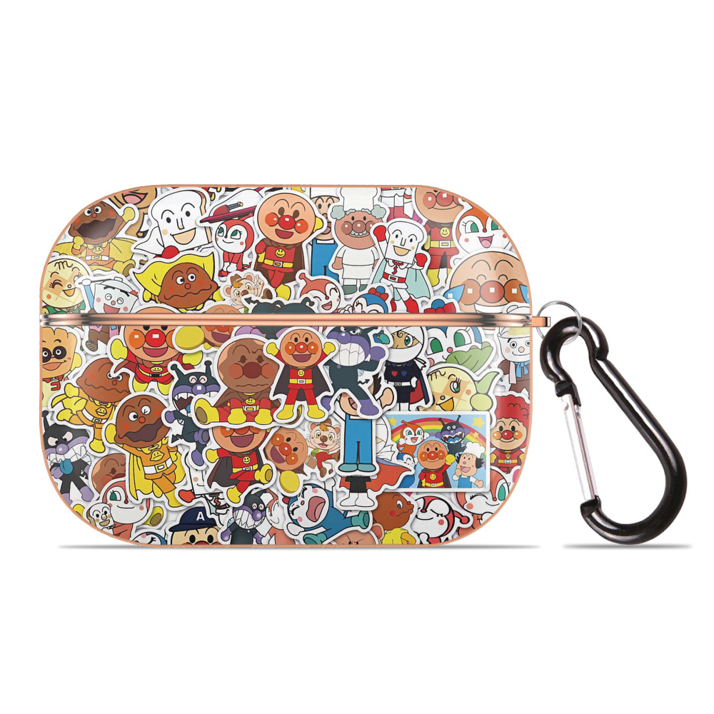（画像用） アンパンマン Anpanman 【AirPods Pro用】ハードシェル保護ケース｜耐衝撃・防指紋・カラビナ付き商品仕様