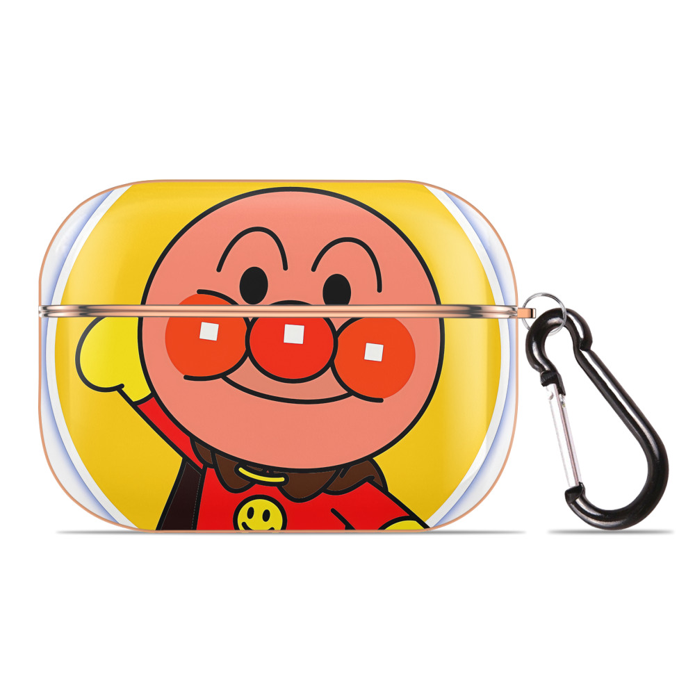 （画像用） アンパンマン Anpanman 【AirPods Pro用】ハードシェル保護ケース｜耐衝撃・防指紋・カラビナ付き商品仕様