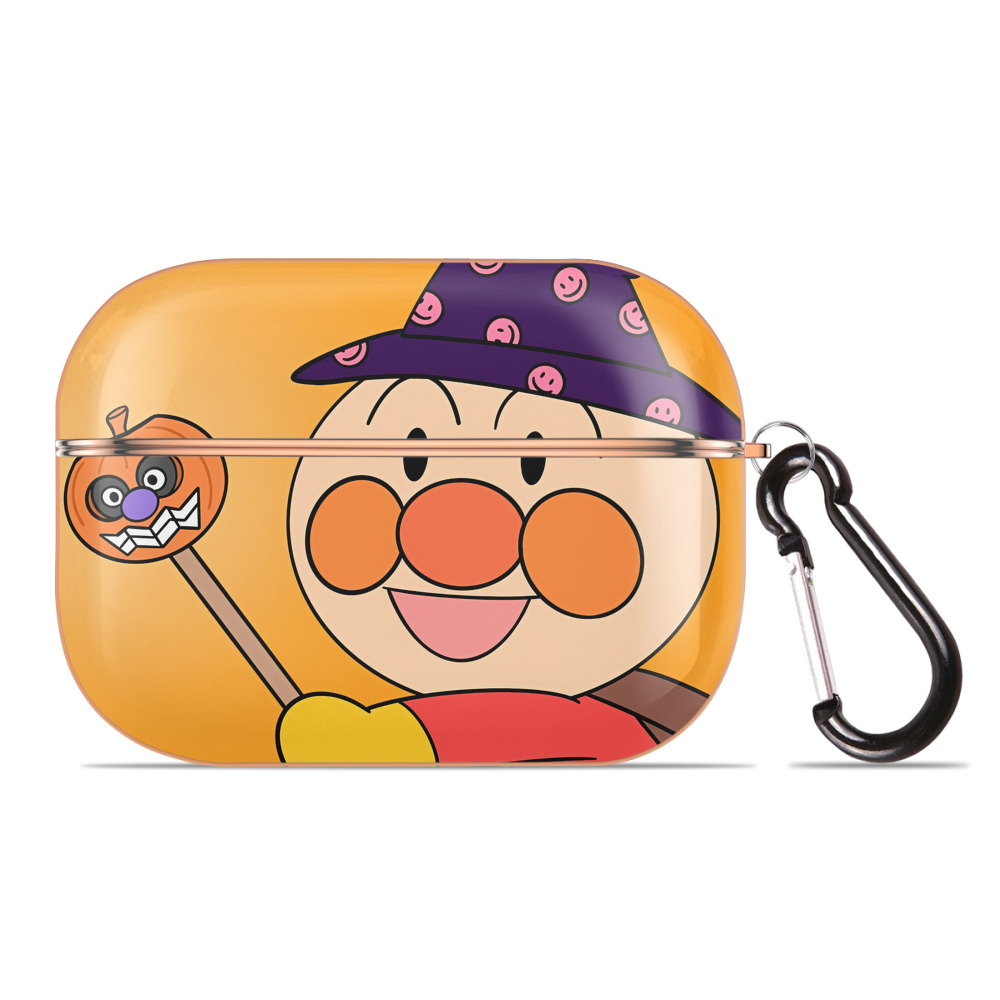 （画像用） アンパンマン Anpanman 【AirPods Pro用】ハードシェル保護ケース｜耐衝撃・防指紋・カラビナ付き商品仕様