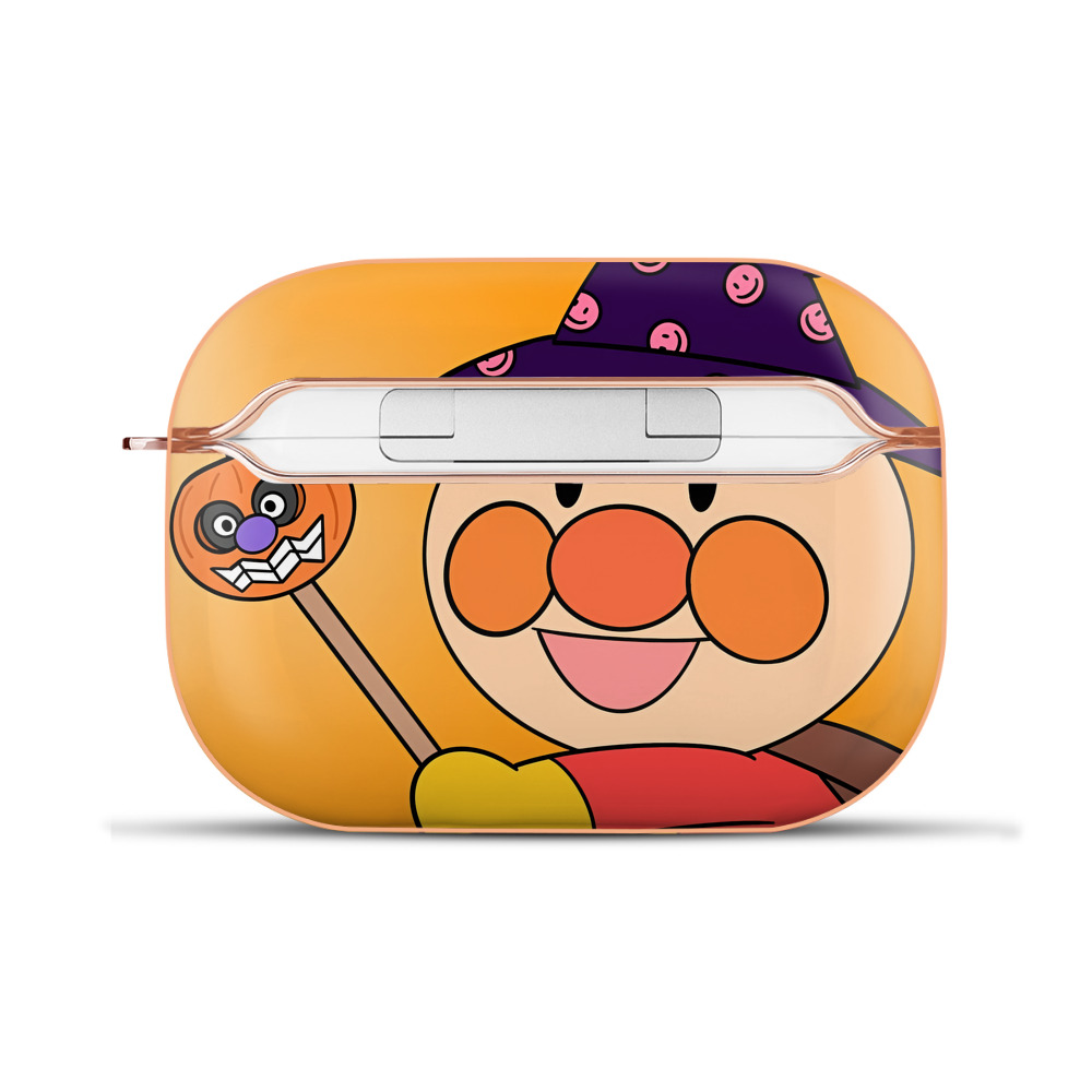 （画像用） アンパンマン Anpanman 【AirPods Pro用】ハードシェル保護ケース｜耐衝撃・防指紋・カラビナ付き商品仕様