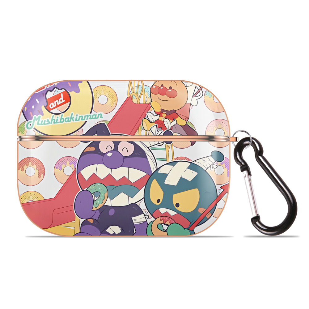 （画像用） アンパンマン Anpanman 【AirPods Pro用】ハードシェル保護ケース｜耐衝撃・防指紋・カラビナ付き商品仕様