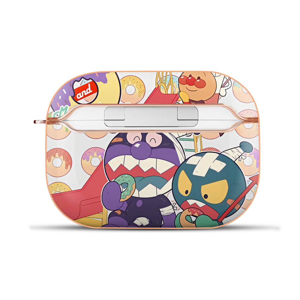 （画像用） アンパンマン Anpanman 【AirPods Pro用】ハードシェル保護ケース｜耐衝撃・防指紋・カラビナ付き商品仕様