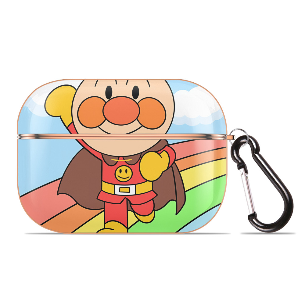 （画像用） アンパンマン Anpanman 【AirPods Pro用】ハードシェル保護ケース｜耐衝撃・防指紋・カラビナ付き商品仕様