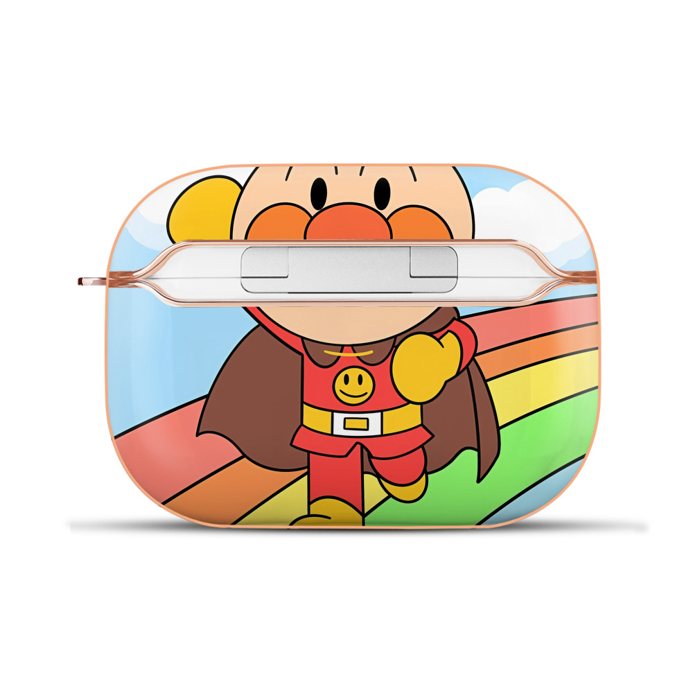（画像用） アンパンマン Anpanman 【AirPods Pro用】ハードシェル保護ケース｜耐衝撃・防指紋・カラビナ付き商品仕様