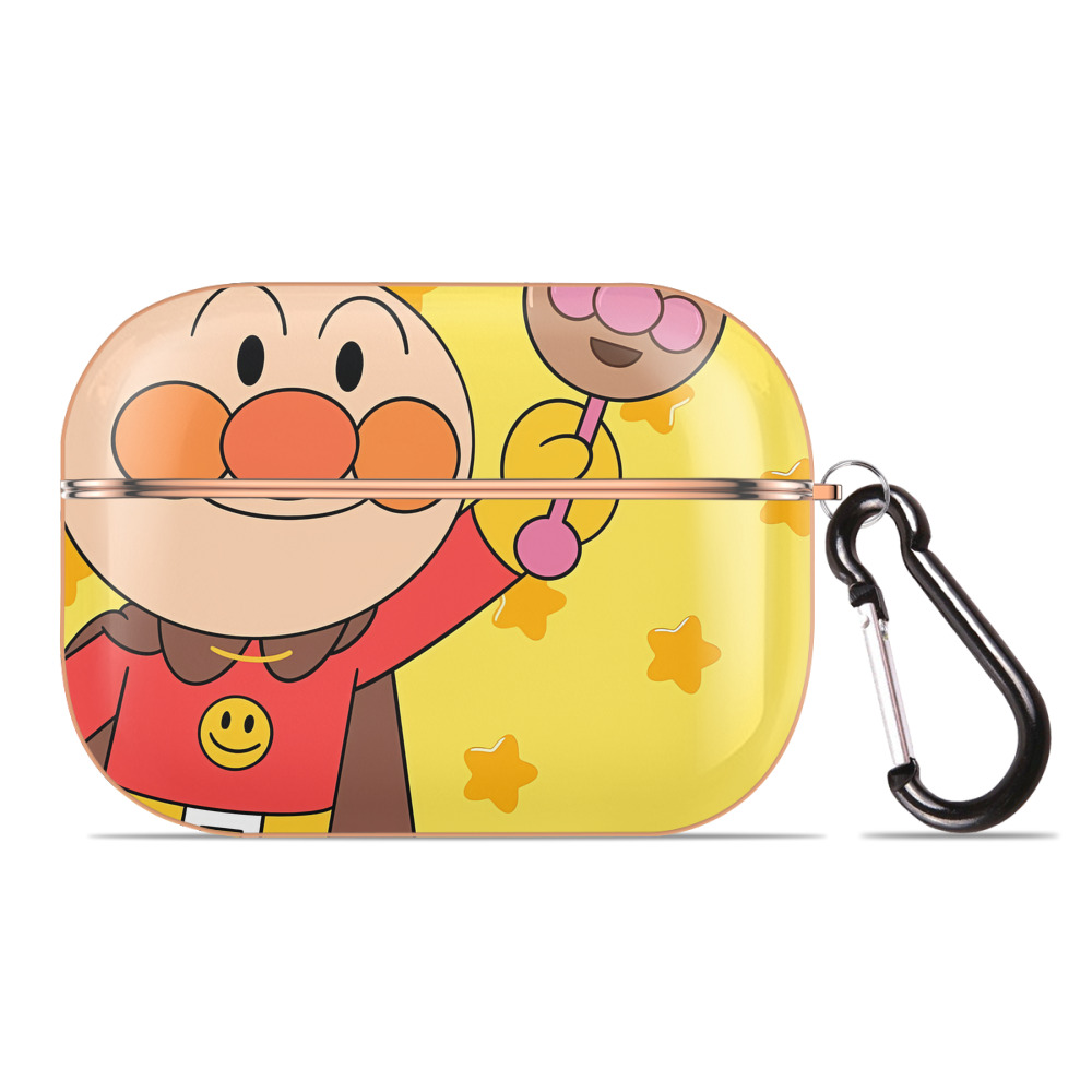 （画像用） アンパンマン Anpanman 【AirPods Pro用】ハードシェル保護ケース｜耐衝撃・防指紋・カラビナ付き商品仕様
