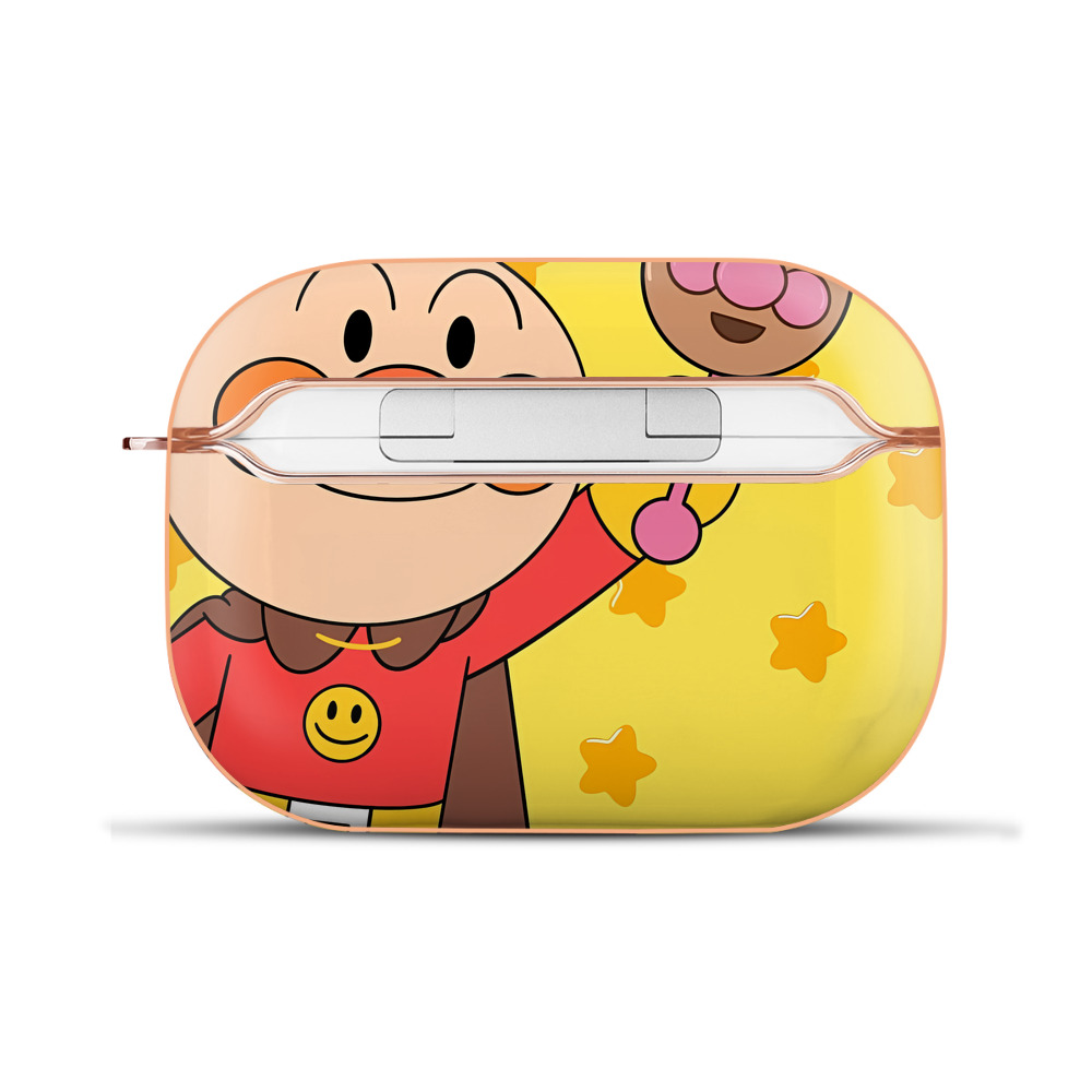 （画像用） アンパンマン Anpanman 【AirPods Pro用】ハードシェル保護ケース｜耐衝撃・防指紋・カラビナ付き商品仕様