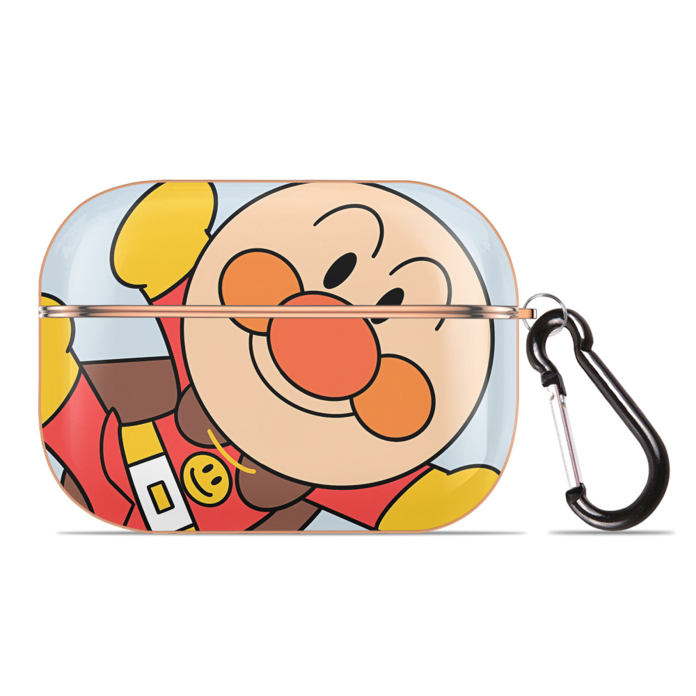 （画像用） アンパンマン Anpanman 【AirPods Pro用】ハードシェル保護ケース｜耐衝撃・防指紋・カラビナ付き商品仕様