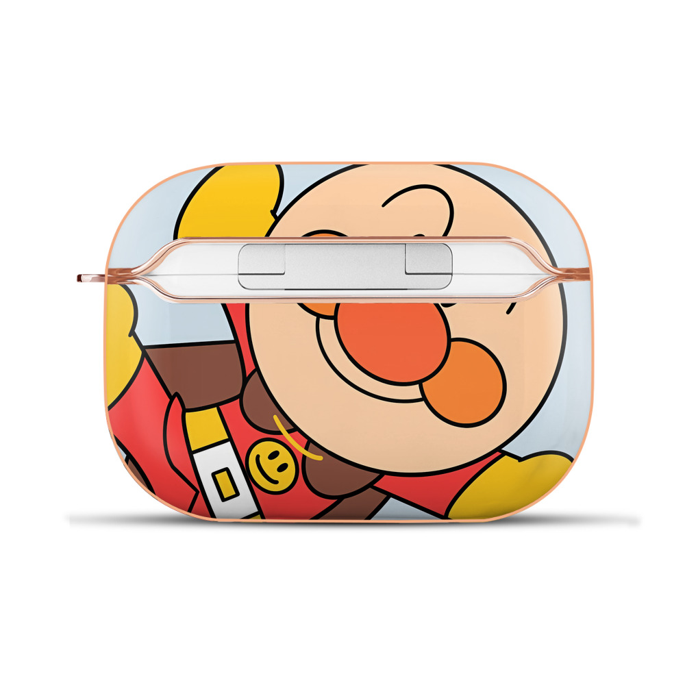 （画像用） アンパンマン Anpanman 【AirPods Pro用】ハードシェル保護ケース｜耐衝撃・防指紋・カラビナ付き商品仕様