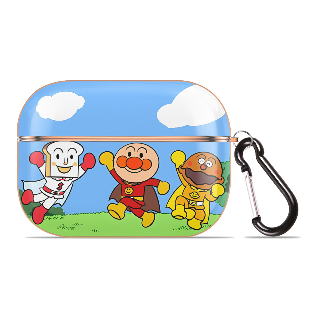 （画像用） アンパンマン Anpanman 【AirPods Pro用】ハードシェル保護ケース｜耐衝撃・防指紋・カラビナ付き商品仕様