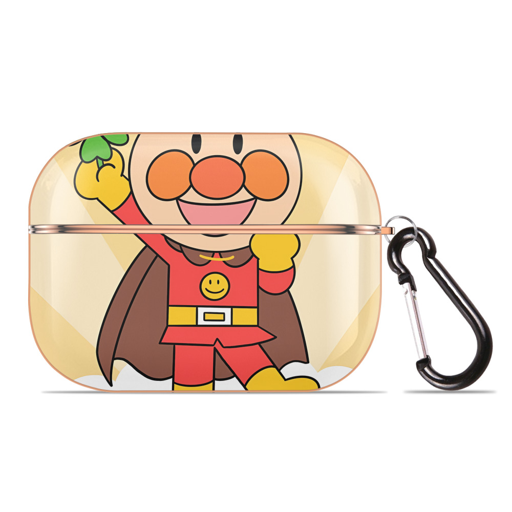 （画像用） アンパンマン Anpanman 【AirPods Pro用】ハードシェル保護ケース｜耐衝撃・防指紋・カラビナ付き商品仕様