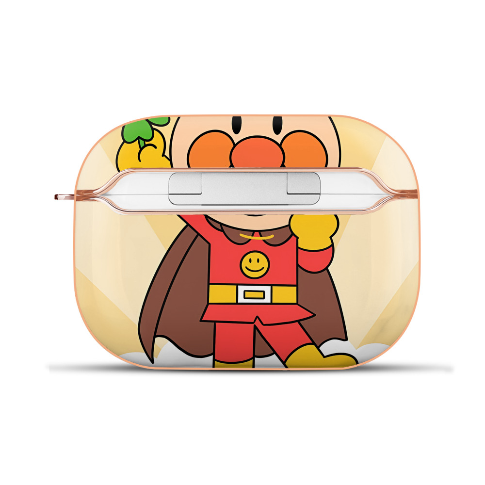（画像用） アンパンマン Anpanman 【AirPods Pro用】ハードシェル保護ケース｜耐衝撃・防指紋・カラビナ付き商品仕様