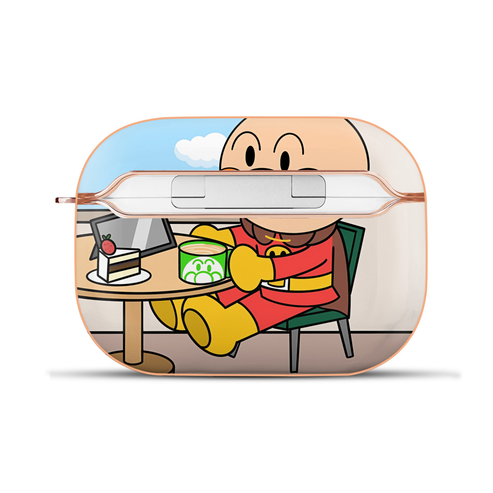 （画像用） アンパンマン Anpanman 【AirPods Pro用】ハードシェル保護ケース｜耐衝撃・防指紋・カラビナ付き商品仕様