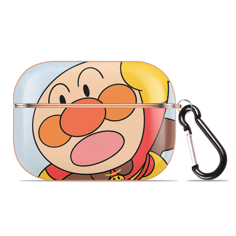 （画像用） アンパンマン Anpanman 【AirPods Pro用】ハードシェル保護ケース｜耐衝撃・防指紋・カラビナ付き商品仕様