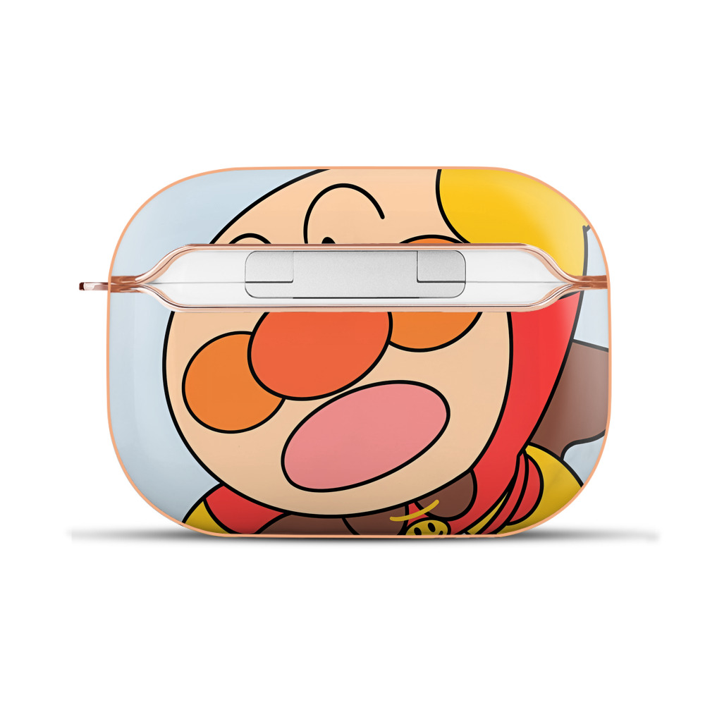 （画像用） アンパンマン Anpanman 【AirPods Pro用】ハードシェル保護ケース｜耐衝撃・防指紋・カラビナ付き商品仕様