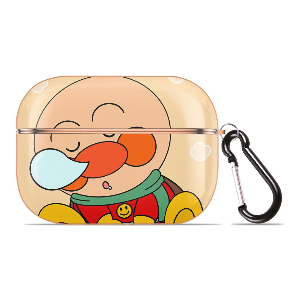 （画像用） アンパンマン Anpanman 【AirPods Pro用】ハードシェル保護ケース｜耐衝撃・防指紋・カラビナ付き商品仕様