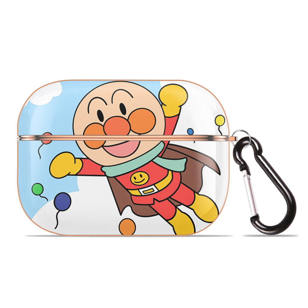 （画像用） アンパンマン Anpanman 【AirPods Pro用】ハードシェル保護ケース｜耐衝撃・防指紋・カラビナ付き商品仕様