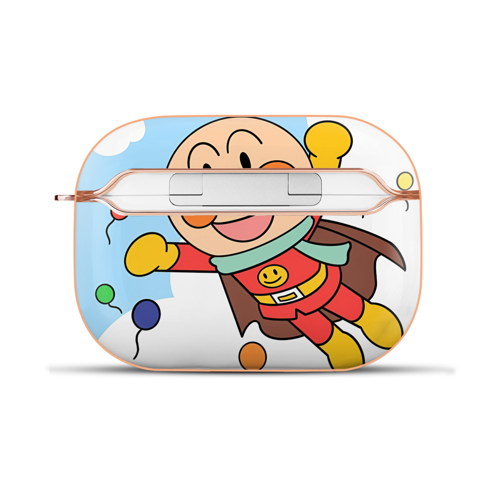 （画像用） アンパンマン Anpanman 【AirPods Pro用】ハードシェル保護ケース｜耐衝撃・防指紋・カラビナ付き商品仕様